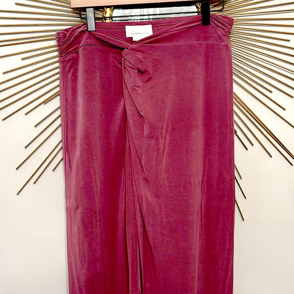 Anthropologie Mauve Jersey Skirt
